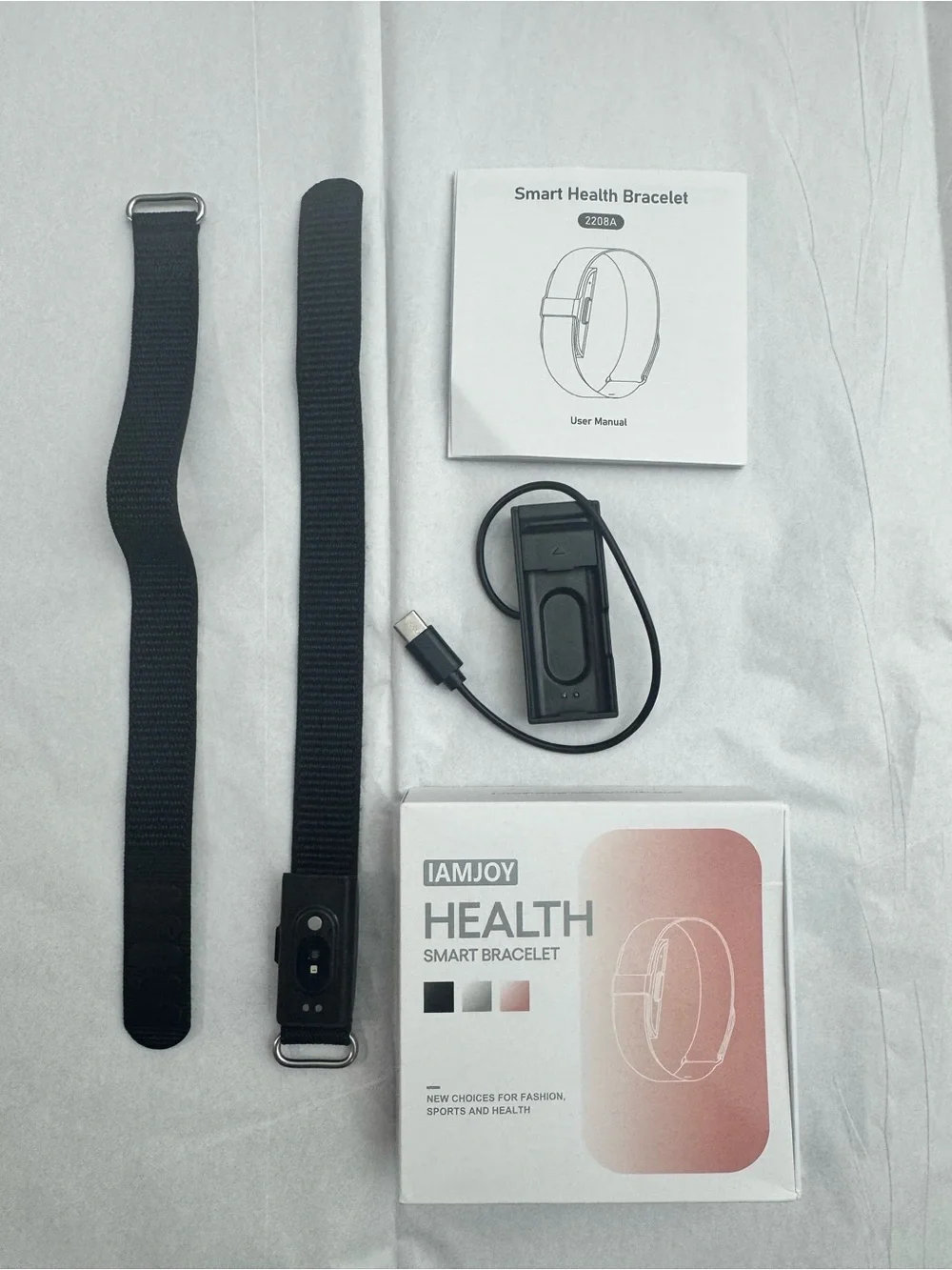 Health Smart Bracelet - Black Fitness Tracker